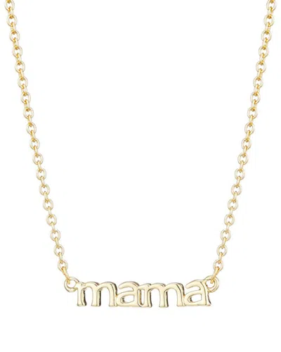 ADORNIA ADORNIA 14K PLATED MAMA NECKLACE