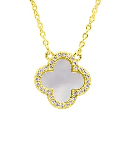 ADORNIA ADORNIA 14K PLATED PEARL PENDANT NECKLACE