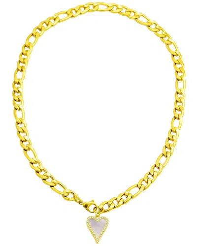 ADORNIA ADORNIA 14K PLATED PEARL PENDANT NECKLACE