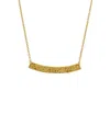 Adornia 14k Plated Pendant Necklace In Black