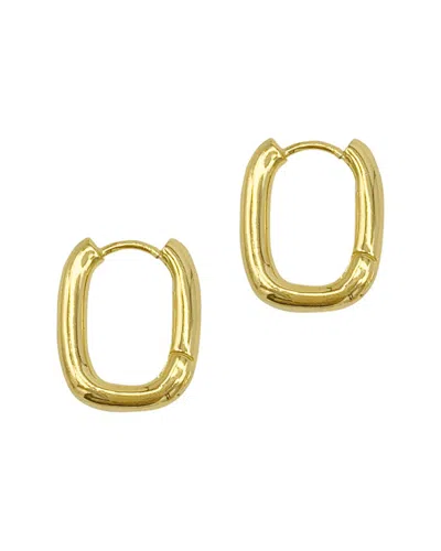 ADORNIA ADORNIA 14K PLATED RECTANGLE EARRINGS