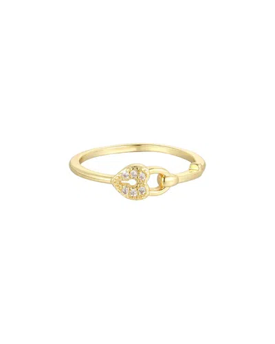 Adornia 14k Plated Ring In Gold