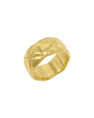 Adornia 14k Plated Ring In Gold