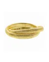 Adornia 14k Gold-plated 2-layer Omega Chain Bracelet