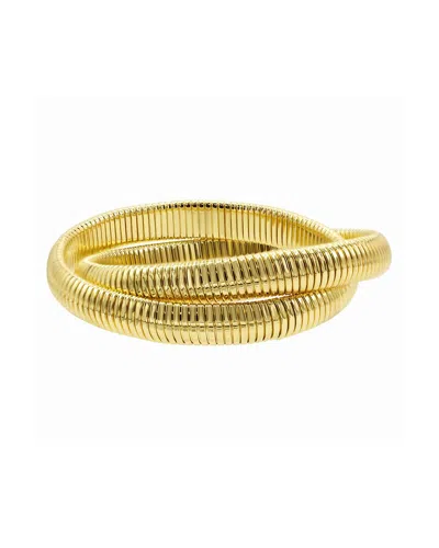 ADORNIA ADORNIA 14K PLATED STATEMENT BRACELET