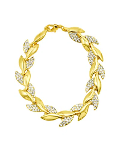 Adornia 14k Plated Statement Bracelet In Gold