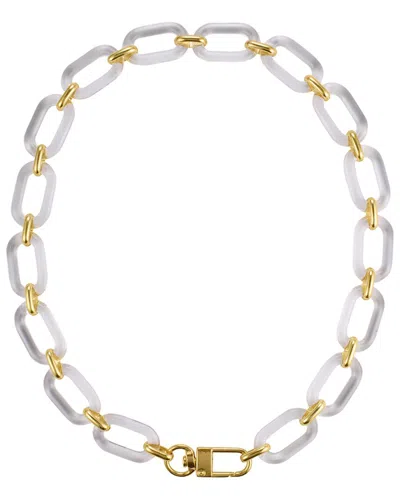 ADORNIA ADORNIA 14K PLATED STATEMENT NECKLACE