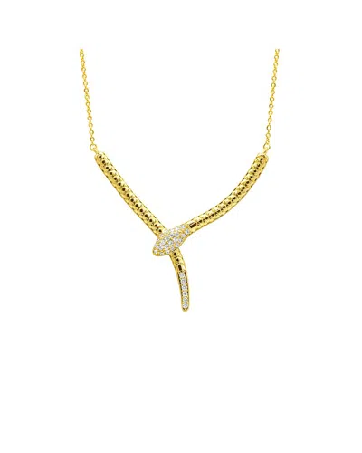 Adornia 14k Plated Statement Necklace In Gold
