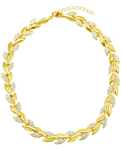 Adornia 14k Plated Statement Necklace In Gold