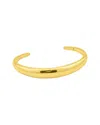Adornia 14k Plated Tarnish Resistant Dome Cuff Bracelet