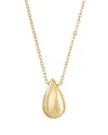 Adornia 14k Plated Teardrop Necklace In Gold