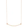 Adornia 14k Rose Gold Plated Curved Bar Necklace In Gold