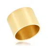 Adornia 14k Plated Cigar Band Ring Def No Color In Yellow