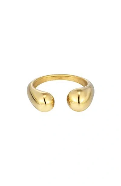 Adornia 18k Gold Plated Open Band Ring