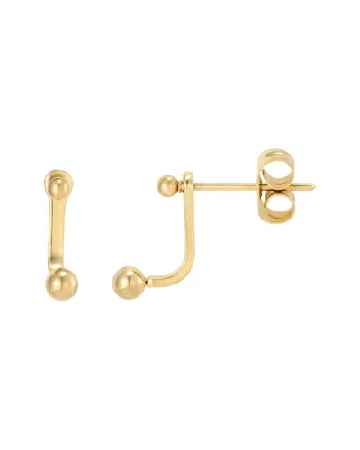 Adornia 18k Plated Stainless Steel Earrings In Gold