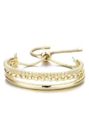 Adornia 3-line Cuff Bracelet