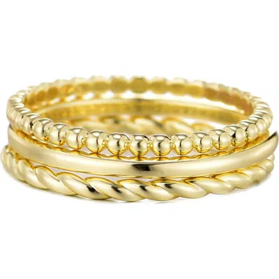 Adornia 3-piece Stackable Ring Set