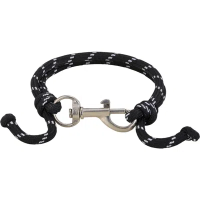 Adornia Adjustable Cord Bracelet In Black/ Silver