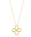 Adornia Floral Pendant Necklace In Gold