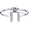 Adornia Bar Cuff Bracelet In Silver