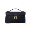 Adornia Black Top Handle Bag With Removable Strap In Black