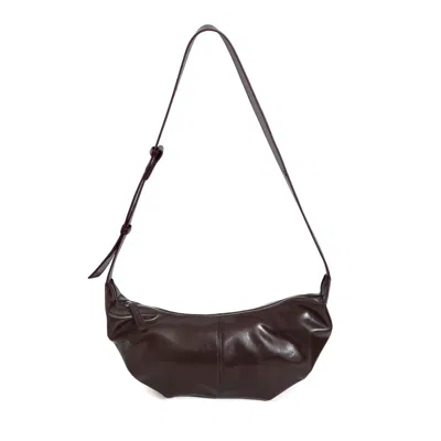Adornia Brown Adjustable Strap Moon Bag