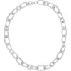 Adornia Chunky Chain Link Necklace In Silver