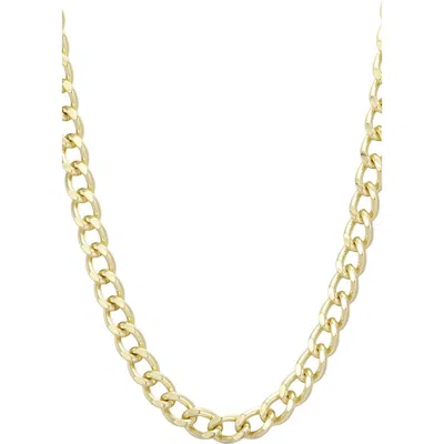 Adornia Chunky Curb Chain Necklace In Gold