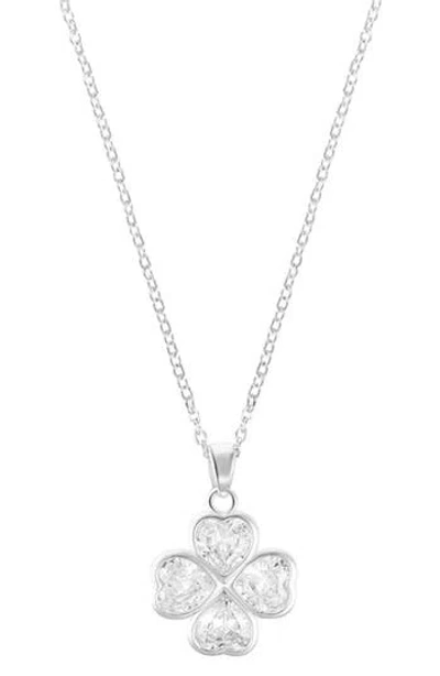 ADORNIA ADORNIA CLOVER PENDANT NECKLACE