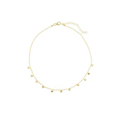 Adornia Confetti Choker Necklace Gold In Yellow