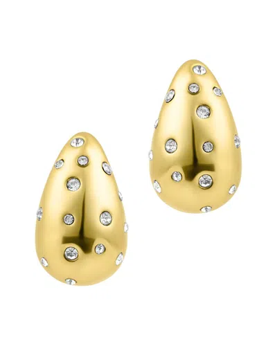 ADORNIA ADORNIA CRYSTAL 14K PLATED EARRINGS