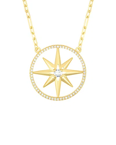 Adornia Crystal 14k Plated Necklace In Gold