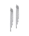 Adornia Crystal Cascade Sweeper Earrings