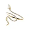 Adornia Crystal Snake Ring Gold In Yellow