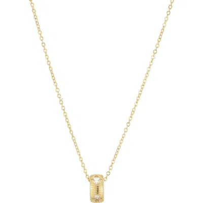 Adornia Crystal Star Slider Pendant Necklace In Gold