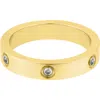 Adornia Tarnish Resistant 18k Gold Plated Pave Eternity Band Ring In Gold