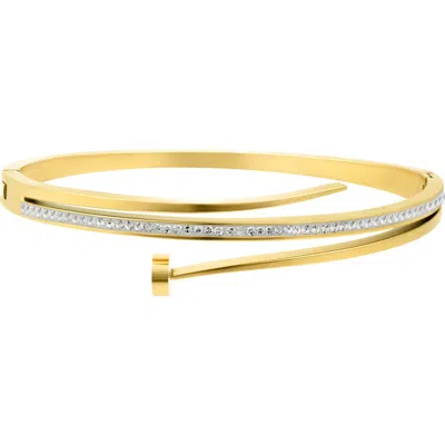 Adornia Cubic Zirconia Cuff Bracelet In Gold