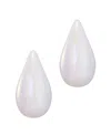 Adornia Cultivated Pearl Teardrop Sculptural Studs
