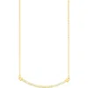 Adornia Curved Bar Necklace In Gold