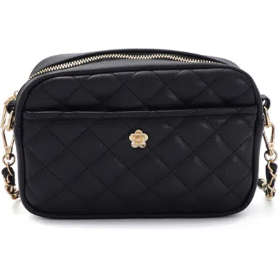Adornia Cushion Quilted Faux Leather Shoulder Bag In Red
