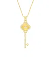 Adornia Cz 14k Plated Necklace