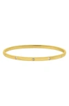 Adornia Cz Bangle Bracelet In Gold