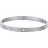 Adornia Tarnish Resistant Silver Crystal Eternity Cuff Bracelet In Silver
