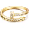 Adornia Cz Nail Bypass Ring