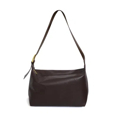 Adornia Dark Brown Adjustable Strap Shoulder Bag