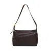 Adornia Dark Brown Adjustable Strap Shoulder Bag In Brown