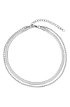 Adornia Double Chain Anklet