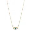 Adornia Evil Eye Charm Necklace Silver Gold In Yellow