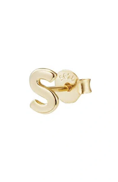 Adornia Fine Initial Stud Earrings