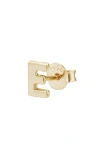 Adornia Fine Initial Stud Earrings